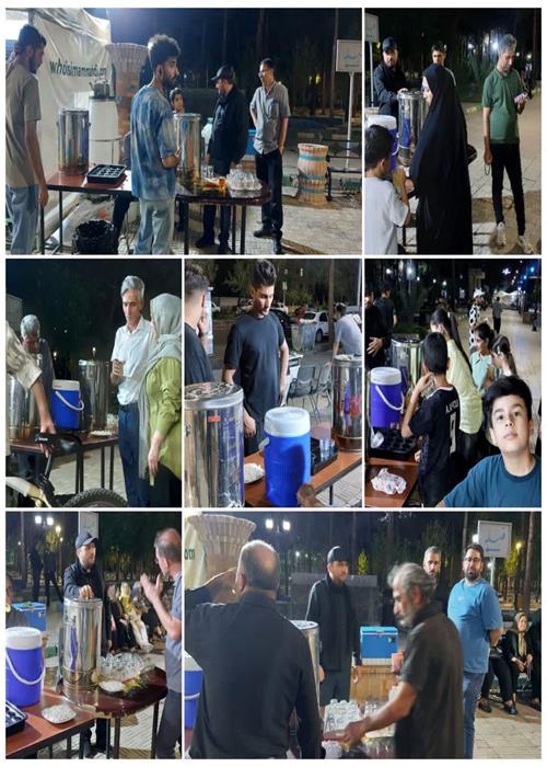 پذیرایی از زائران مراسم تشییع رهبر شهید-18تیرماه1405