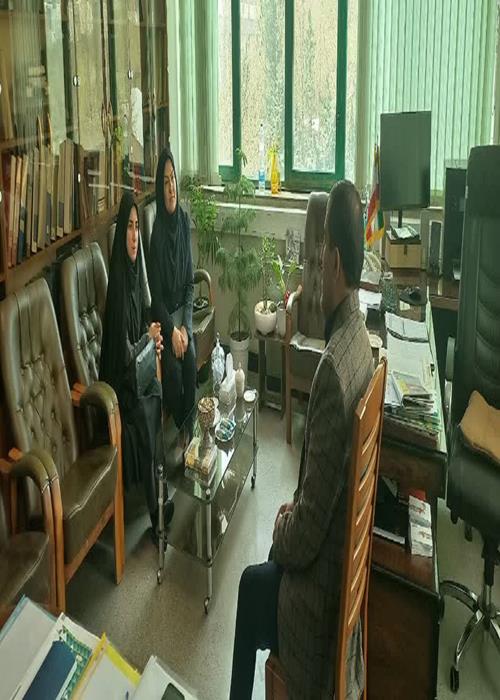 دیدارنوروزی اعضای معاونت فرهنگی جهاد دانشگاهی همدان با مدیرکل دفتر اموراجتماعی و فرهنگی استانداری همدان