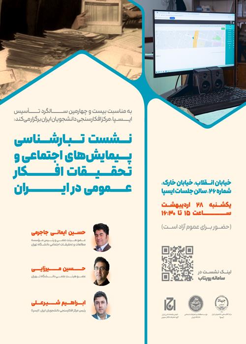 نشست تبارشناسی پیمایش‌های اجتماعی و تحقیقات افکار عمومی در ایران