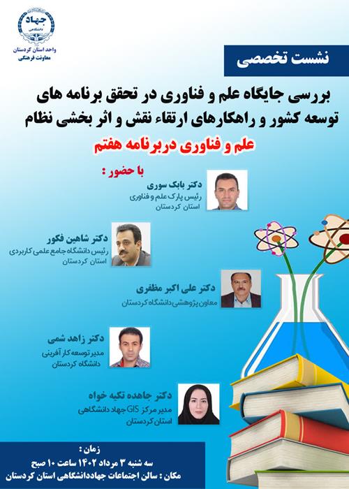 بررسی جایگاه علم و فناوری در تحقق برنامه های توسعه کشور و راهکارهای ارتقاء نقش و اثربخشی نظام علم و فناوری در برنامه هفت